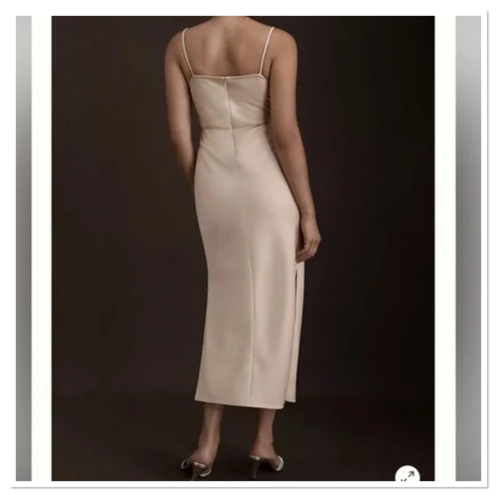 NWT Anthropologie Sachin & Babi Cali Satin Midi Dress Charmeuse Size 26 - Picture 7 of 11